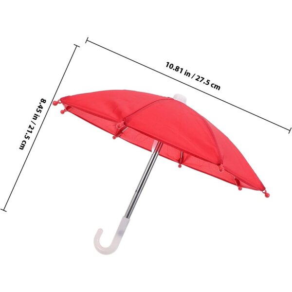 Didiseaon Mini-Deko-Regenschirm für Puppenhaus, elegantes und robustes Design