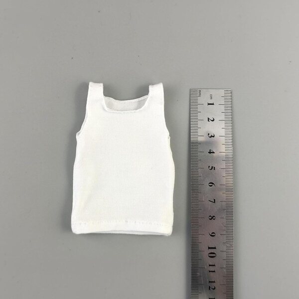 Stoff-T-Shirt und Weste für 1/6 Puppe – 12 cm Actionfigur-Kleidungszubehör