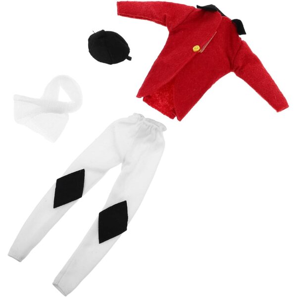 Set Abbigliamento Mini Bambole Beaupretty: Completo Abito da Equitazione 11cm
