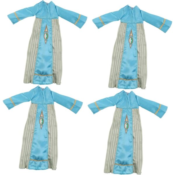 Beaupretty Set 4 Vestiti Abaya per Bambole Abbigliamento Islamico Modesto per Eid e Ramadan