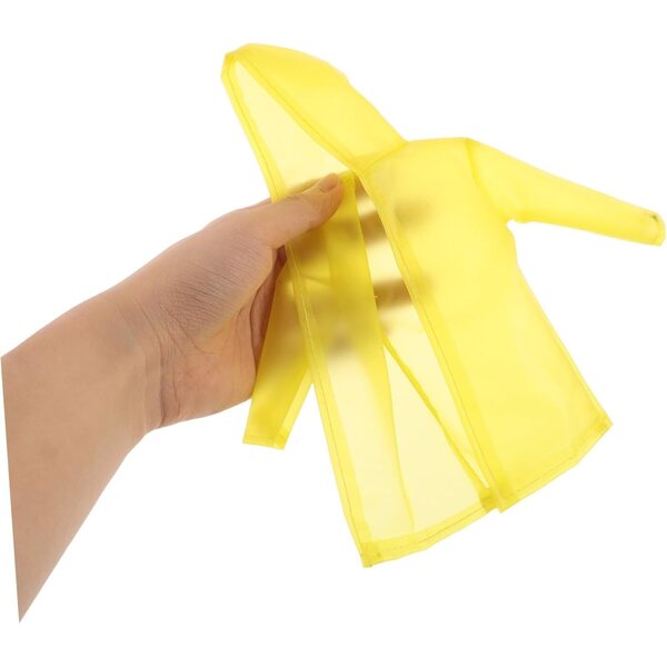 BESTonZON Impermeabile Giallo per Bambole e Animali di Peluche Accessorio Miniatura