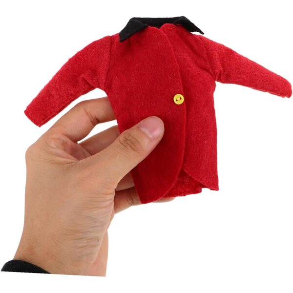 BESPORTBLE Reit-Outfit für 30-cm-Puppen mit Mütze, Schal, Jacke und Hose