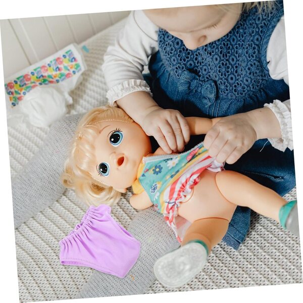 Höschen für 18-Zoll-Puppen, Set 4-teilig, elastische Unterwäsche, Lila