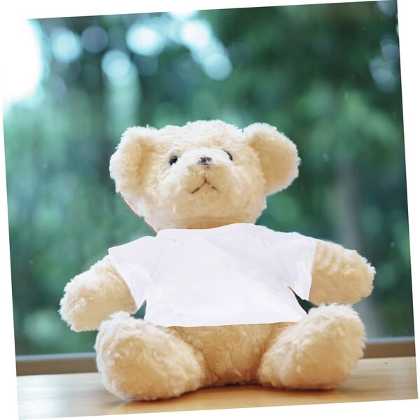 Set 6 Magliette in Cotone per Bambole 20 cm, Vestiti Morbidi Riutilizzabili con Orsetto