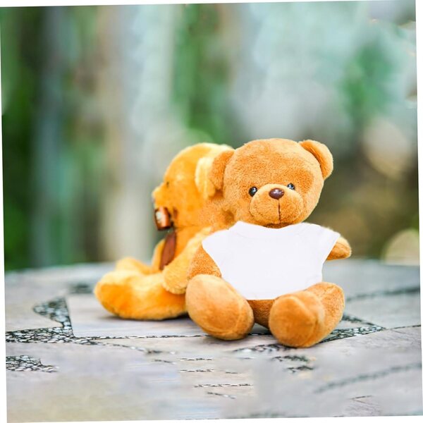 Set 6 Magliette in Cotone per Bambole 20 cm, Vestiti Morbidi Riutilizzabili con Orsetto