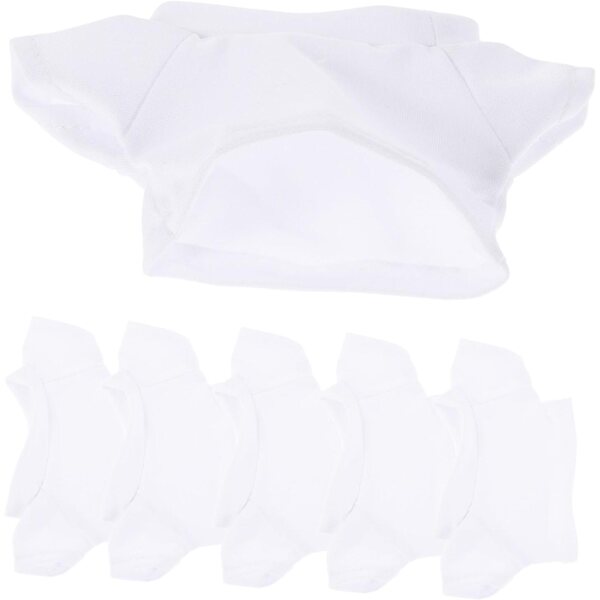 iplusmile 6 Magliette Orsetto in Cotone per Bambole 20 cm - Morbide e Resistenti