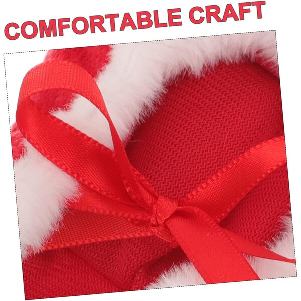 Mantello per Bambole in Stoffa Rosso, Leggero e Resistente - Accessorio Decorativo 12x9 cm
