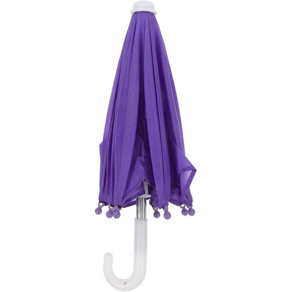 GALPADA Ombrello Mini Viola per Casa delle Bambole, Decorazione Miniatura Resistente