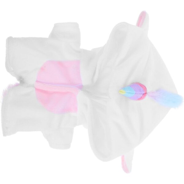 Einhorn-Pyjama-Set für 20 cm große Puppen – weiches und leicht zu tragendes Plüschkostüm