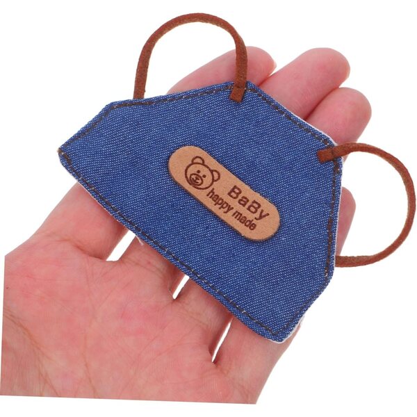 Beaupretty 4 Grembiuli Miniature in Denim per Bambole Casa Cucina e Feste