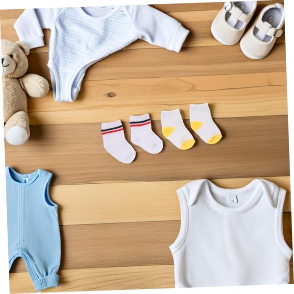 Vaguelly 9 Paar Mini-Baumwollsocken für bunte Puppen und kreative Accessoires