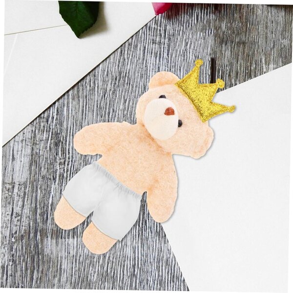 4 Pantaloncini Orso in Plush Morbido per Bambole e Peluche - Set 4 Pezzi