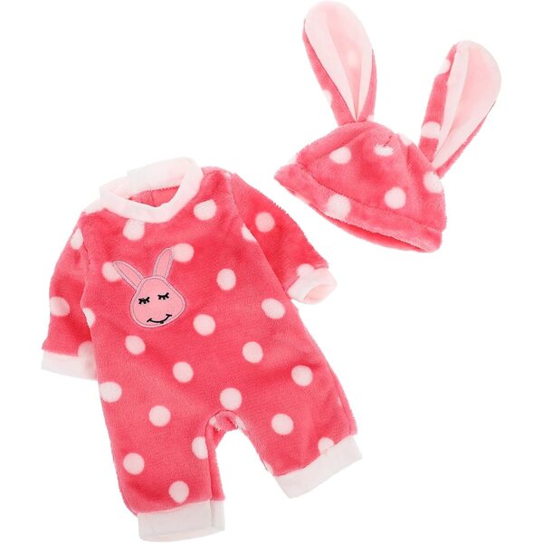 Morbido Peluche Tuta Mini Jumpsuit per Bambole 18'' Facile da Indossare e Giocare