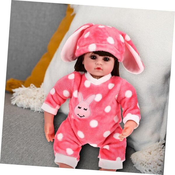 Morbido Peluche Tuta Mini Jumpsuit per Bambole 18'' Facile da Indossare e Giocare