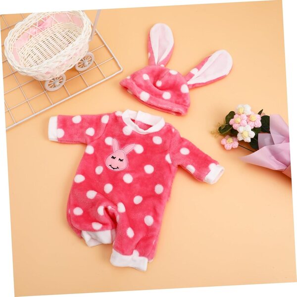 Morbido Peluche Tuta Mini Jumpsuit per Bambole 18'' Facile da Indossare e Giocare