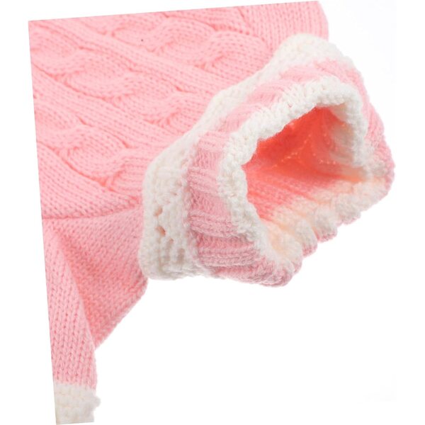 ERINGOGO Set Vestiti Invernali Bambole 60 cm con Maglione, Cappello e Scarpe Rosa