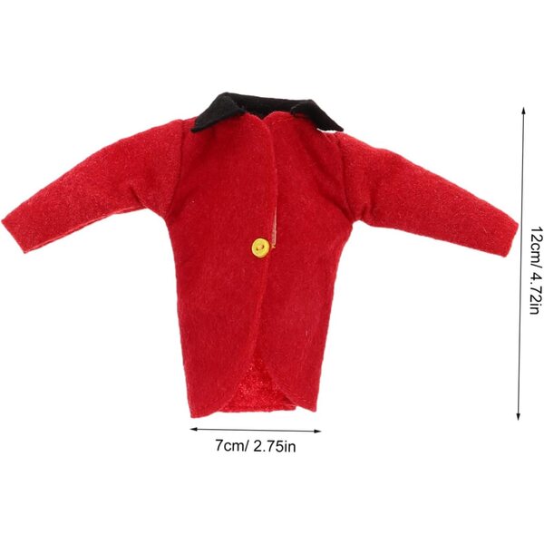 BESTonZON Set Vestito Equitazione Bambole 11" con Cappello Sciarpa Giacca Pantaloni