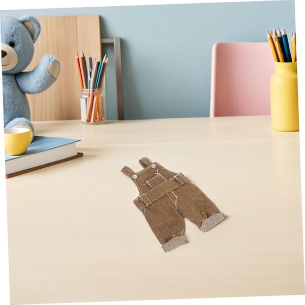 Vaguelly weiche Overalls für Plüschtiere, Kawaii-Bären, Kleidung, Mini-Puppen