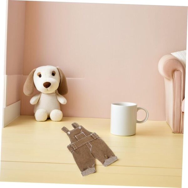 Vaguelly weiche Overalls für Plüschtiere, Kawaii-Bären, Kleidung, Mini-Puppen
