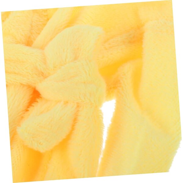 BESPORTBLE Pigiama Morbido in Peluche per Bambole con Vestaglia Gialla 16x12 cm