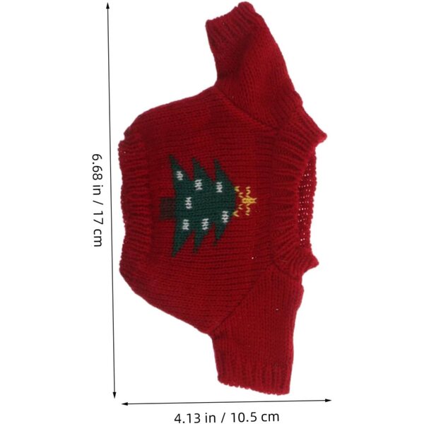 BESPORTBLE 5 Maglioni Natalizi per Bambole 30 cm con Motivi Renna e Babbo Natale