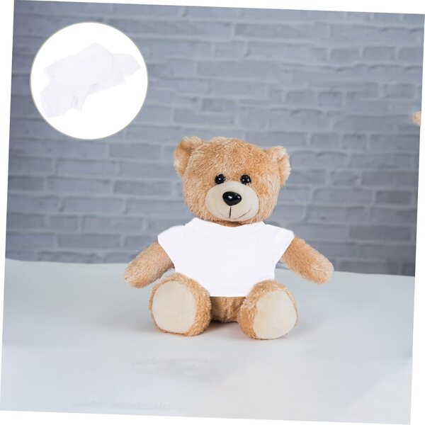Set 6 Magliette Orsetto in Cotone per Bambole da 20 cm, Morbide e Resistenti