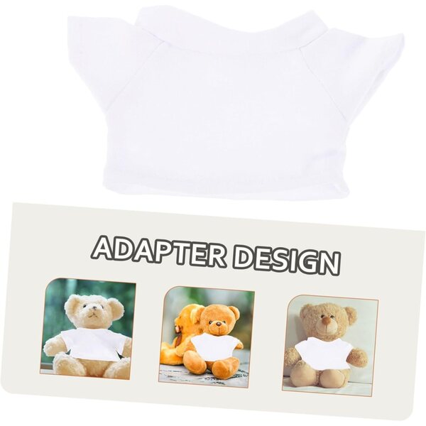 Set 6 Magliette in Cotone per Bambole da 20 cm, Vestiti Sostituibili e Riutilizzabili