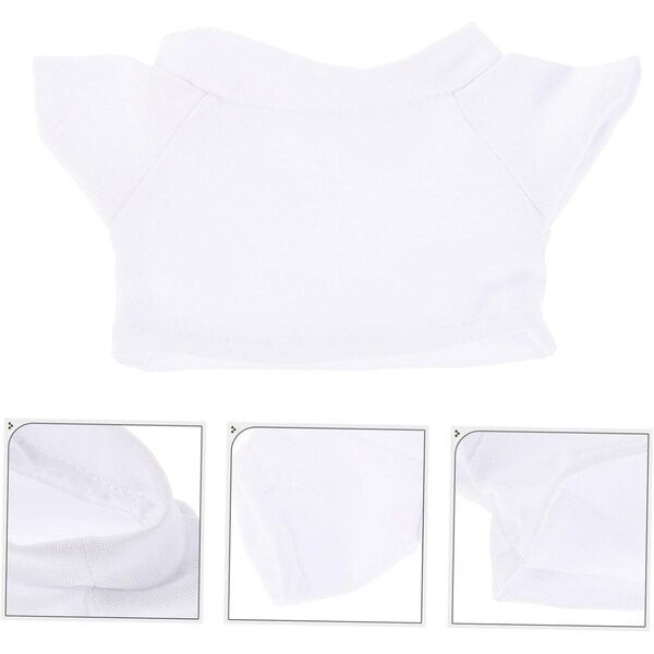 Set 6 Magliette in Cotone per Bambole da 20 cm, Vestiti Sostituibili e Riutilizzabili