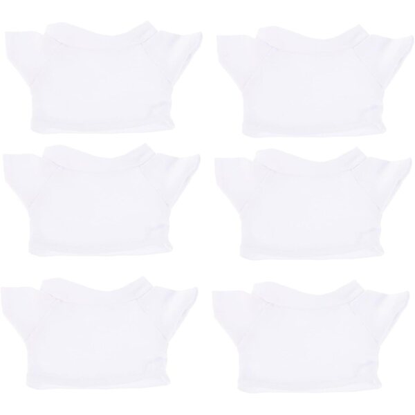 Mobestech Set 6 Magliette Orso in Cotone per Bambole 20 cm - Morbide e Riutilizzabili