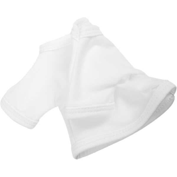 Vestito Bianco per Orsacchiotti di Peluche 35 cm, Maglietta Corta Morbida e Resistente