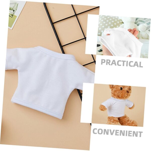 Vestito Morbido Orsetto per Bambole Realistiche 35 cm - Maglietta in Cotone Elasticizzato