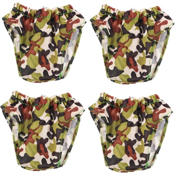 Set 4 Mutandine per Bambole Facili da Indossare, Lavabili e Accessori per Giochi di Ruolo