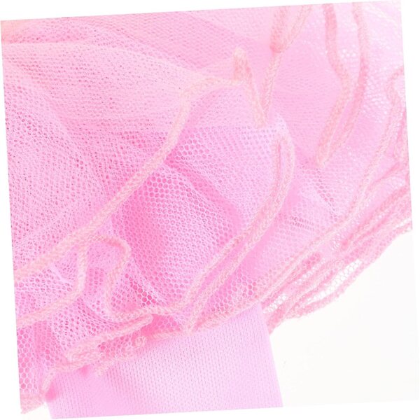 Didiseaon Costume Balletto per Bambole con Gonna Tutù, Scarpe e Copricapo Rosa Elegante