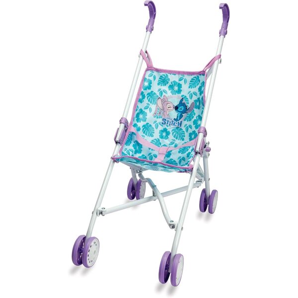 Smoby Stitch faltbarer Regenschirm-Kinderwagen für Puppen bis 42 cm, leicht und robust