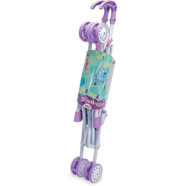Smoby Stitch faltbarer Regenschirm-Kinderwagen für Puppen bis 42 cm, leicht und robust