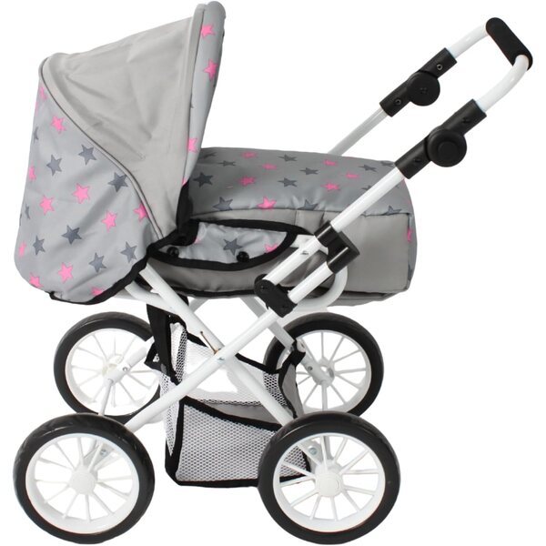 Bayer Chic 2000 Leni 3 in 1 Kombi-Kinderwagen für Puppen, verstellbarer Griff, faltbar