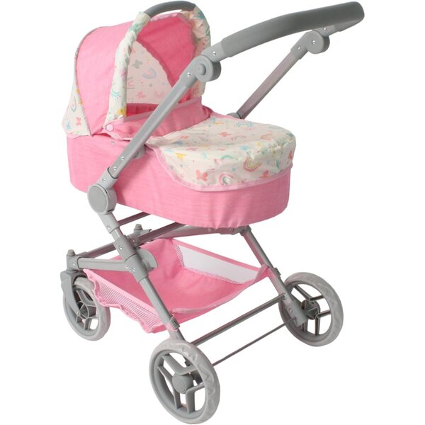 Bayer Chic 2000 Fides Set Passeggino 3 in 1 per Bambole con Navicella Rosa