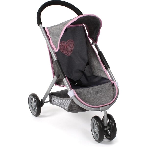 Bayer Chic 2000 Speedy 46 cm Puppenwagen mit Sonnenschirm und Sicherheitsgurt