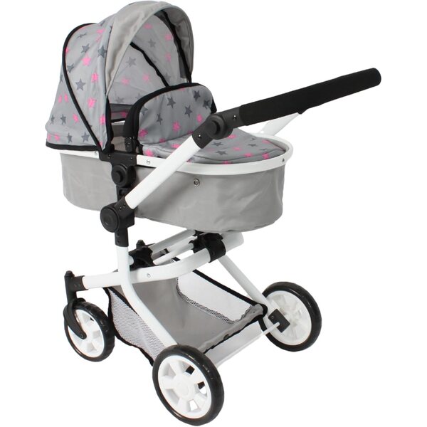 Bayer Chic 2000 Passeggino per Bambole Mika 2 in 1 pieghevole manico regolabile