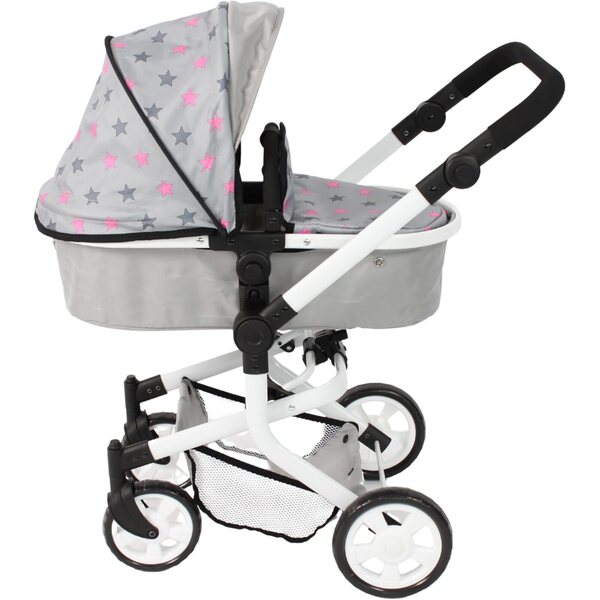 Bayer Chic 2000 Passeggino per Bambole Mika 2 in 1 pieghevole manico regolabile