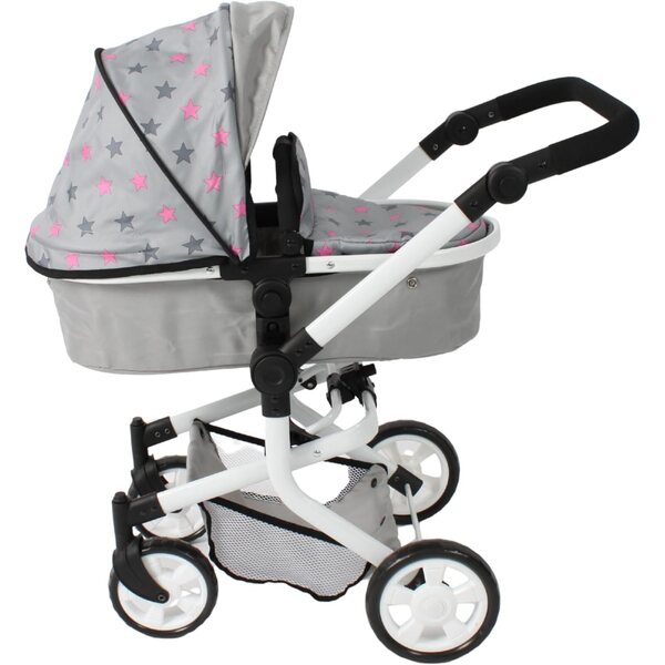 Bayer Chic 2000 Passeggino per Bambole Mika 2 in 1 pieghevole manico regolabile