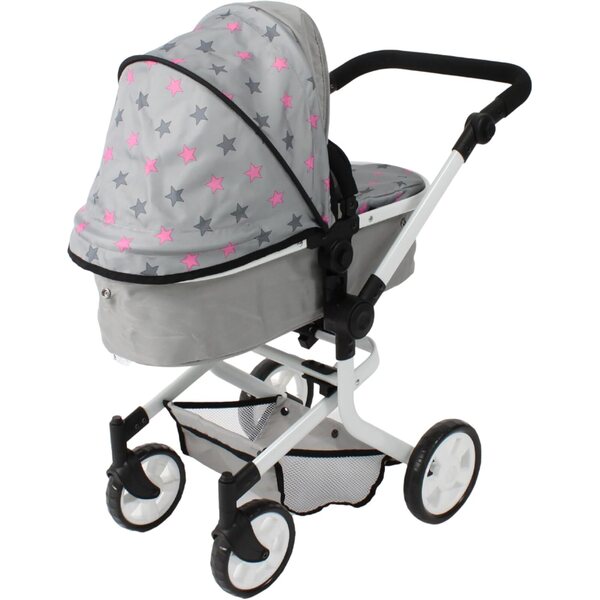 Bayer Chic 2000 Passeggino per Bambole Mika 2 in 1 pieghevole manico regolabile