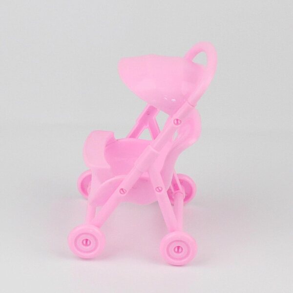 Generischer Zweisitzer-Puppenwagen mit Stuhlset – kreatives Kinderspiel