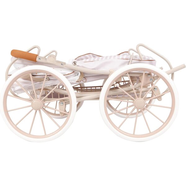 DeCuevas Toys Verona Zusammenklappbarer Puppenwagen mit Tasche und Ablagefach