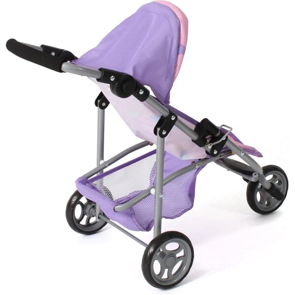 Bayer Chic 2000 Lola Puppenwagen mit verstellbarem Griff und klappbarem Verdeck
