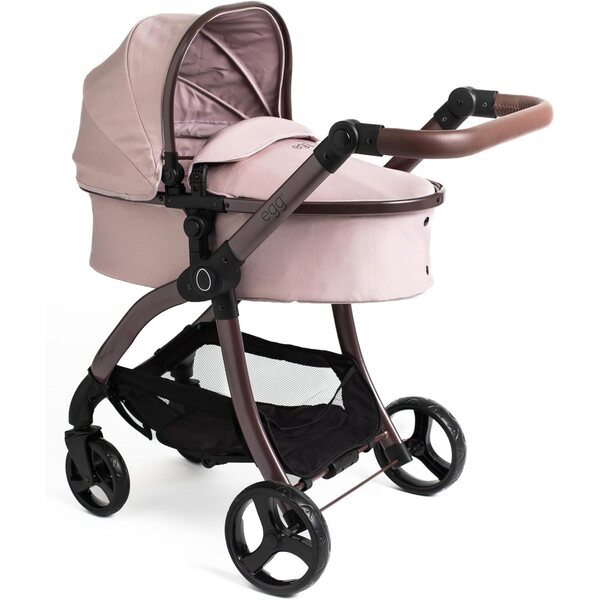 Eierpuppenwagen – 2-in-1 verstellbarer und faltbarer violetter Puppenwagen