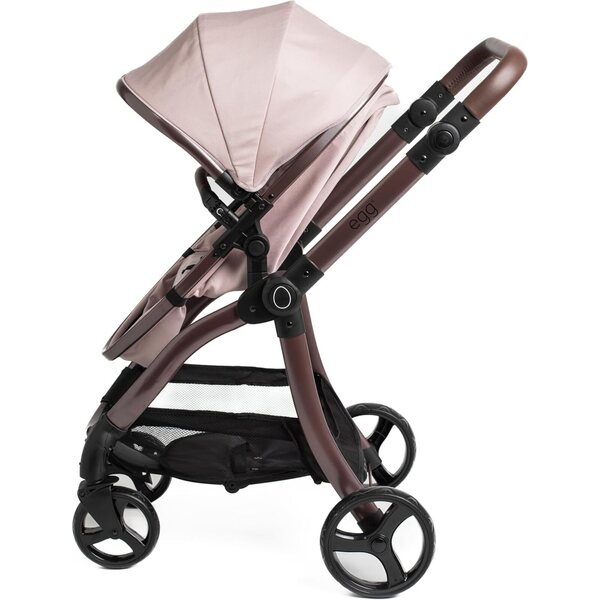 Eierpuppenwagen – 2-in-1 verstellbarer und faltbarer violetter Puppenwagen