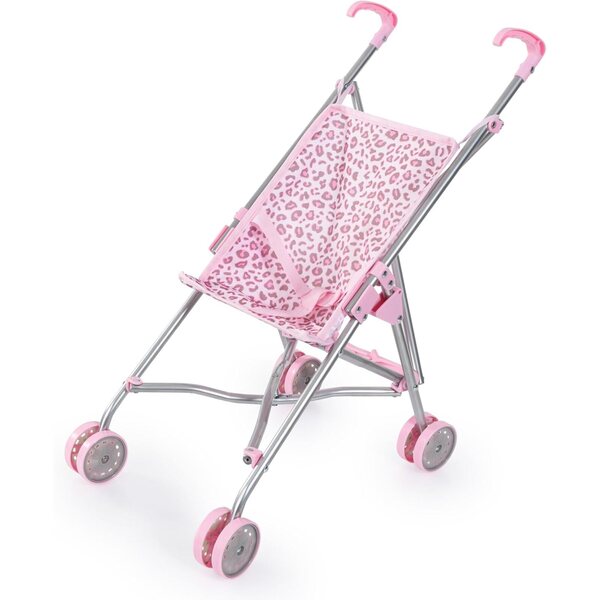 Passeggino per bambole Bayer Design pieghevole con cintura di sicurezza e doppie ruote