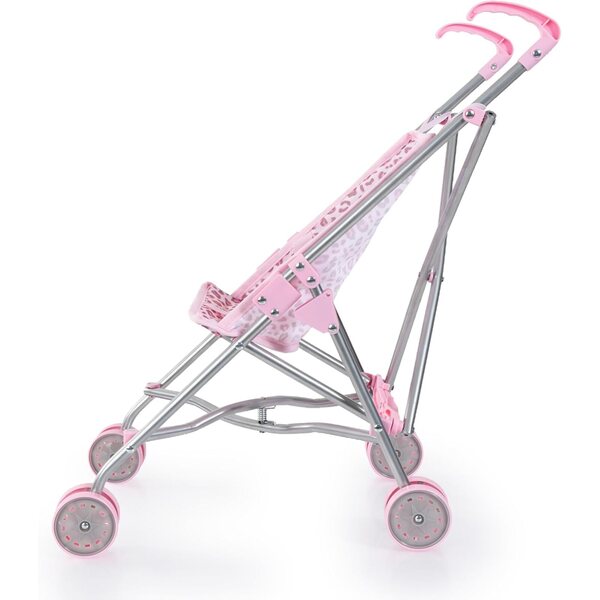 Passeggino per bambole Bayer Design pieghevole con cintura di sicurezza e doppie ruote