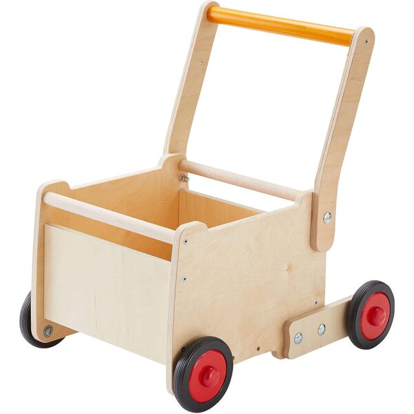 HABA Dragon Kinderwagen mit Lauflernhilfe für Kinder ab 10 Monaten, sicher und geräumig